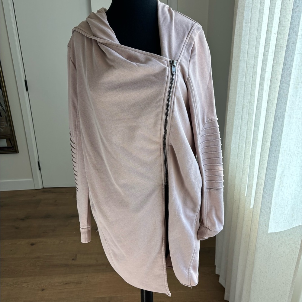 Hooded Sweatshirt Cardigan